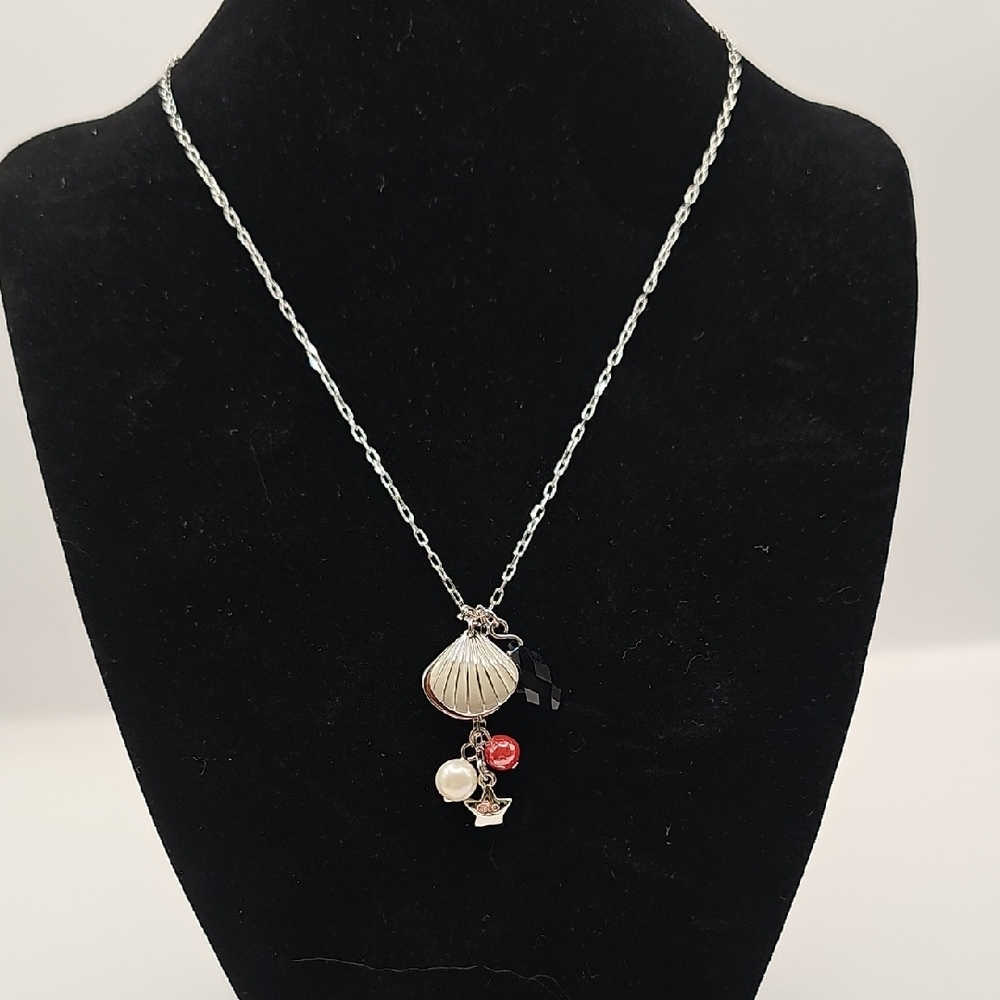 Swarovski Lullaby Seashell Charm Necklace – New in Box